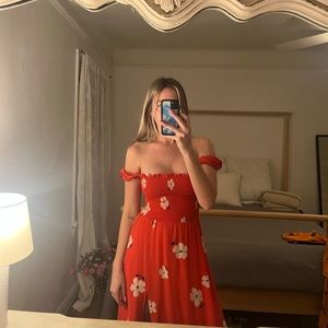 reformation midi dress